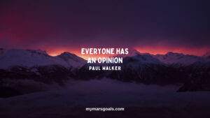Everyone has an opinion