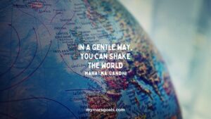 In a gentle way, you can shake the world