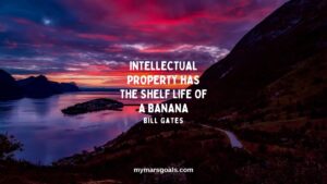 Intellectual property has the shelf life of a banana