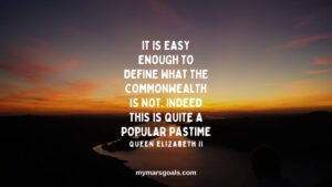 It is easy enough to define what the Commonwealth is not. Indeed this is quite a popular pastime