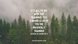 It's all to do with the training you can do a lot if you're properly trained