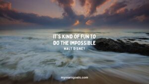 It's kind of fun to do the impossible