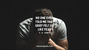 No one ever told me that grief felt so like fear