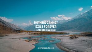 Nothing cannot exist forever