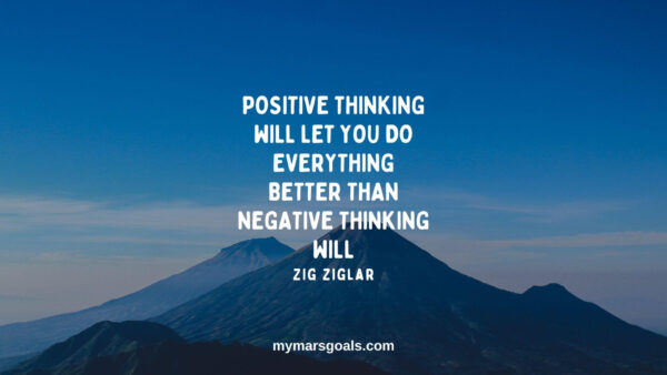 Positive thinking will let you do everything better than negative thinking will