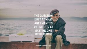 The question isn't at what age I want to retire, it's at what income