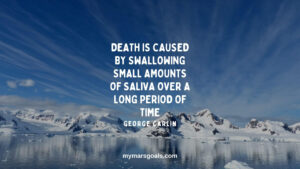 Death is caused by swallowing small amounts of saliva over a long period of time