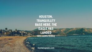 Houston, Tranquillity Base here. The Eagle has landed