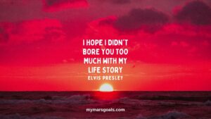 I hope I didn't bore you too much with my life story