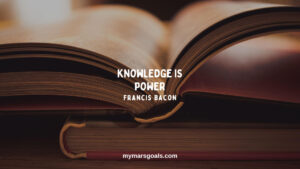 Knowledge is power