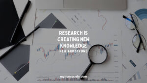 Research is creating new knowledge