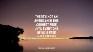 There's not an American in this country free until every one of us is free