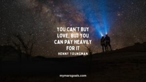 You can't buy love, but you can pay heavily for it