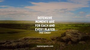 Defensive moments are for each and every player