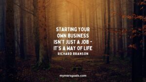 Starting your own business isn't just a job - it's a way of life