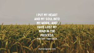 I put my heart and my soul into my work, and have lost my mind in the process