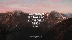 I want to make Pro Bowls, do all the great things