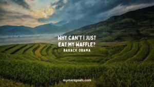 Why can't I just eat my waffle
