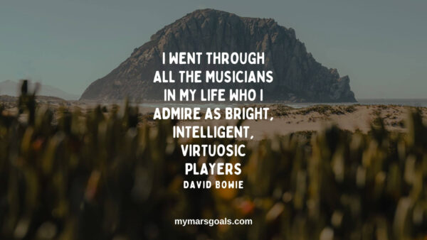 I went through all the musicians in my life who I admire as bright, intelligent, virtuosic players